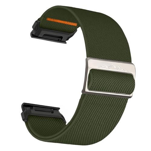 Abanen �N�C�b�N�t�B�b�g 22mm �L�k���i�C�����r���v�o���h Garmin Fenix 7 / Fenix 6 / Fenix 5 / epix Pro 47mm�p �\�t�g���[�v �L�k�� �ϋv���̂��郊�X�g�X�g���b�v Forerunner 955�p