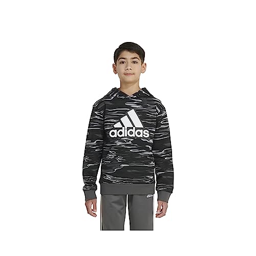 adidas Boys' Long Sleeve Camo Print Hoodie2