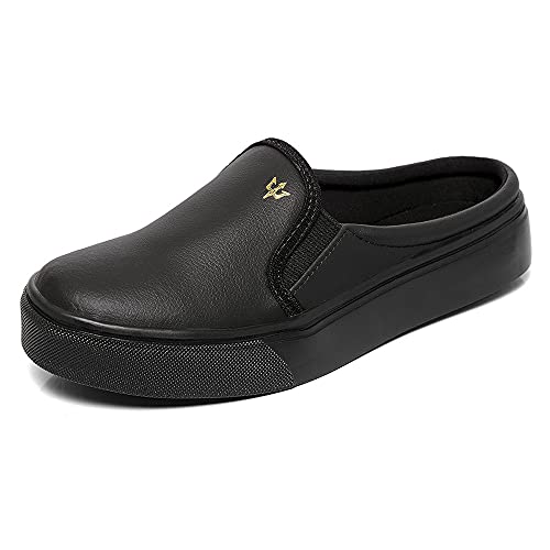 Mule Feminino Slip On Casual Sem Cadarço Prático Extra Leve