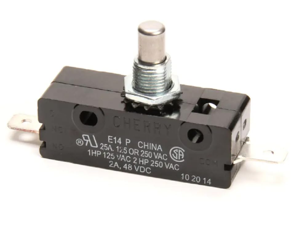 Montague 102014 Door Switch E14, Plunger Only Snap Fits 115G/2EK15A/EK15A