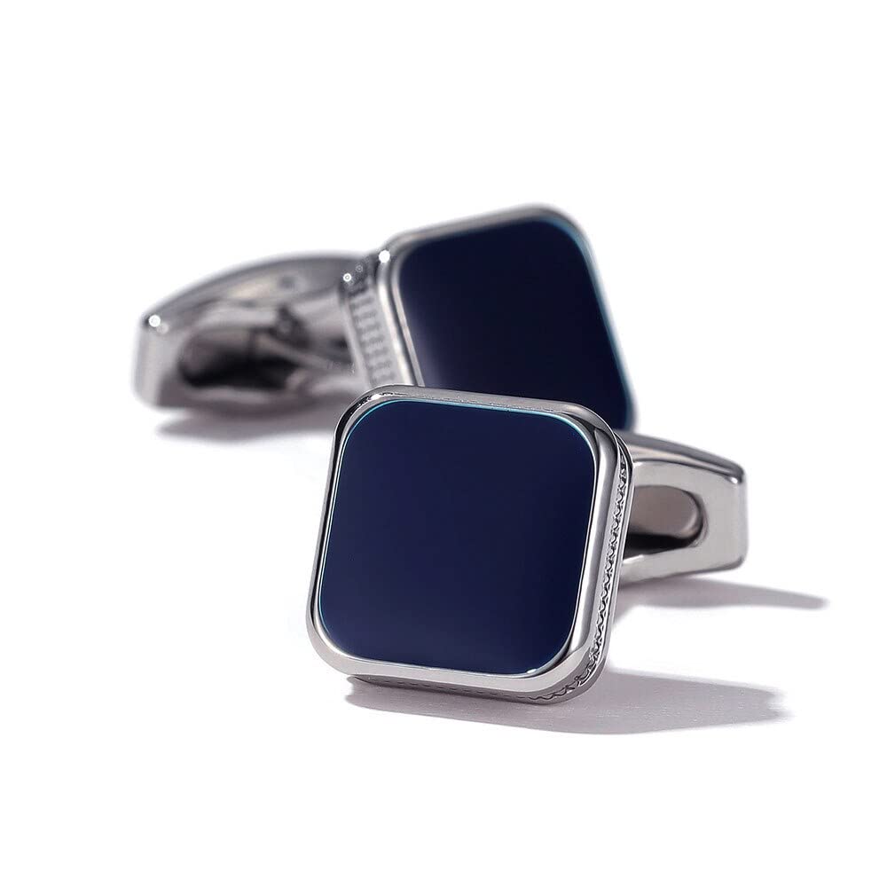 S&amp;W Wedding Cufflinks for Men Cuffs with Gift Box Business for Tuxedo Shirt