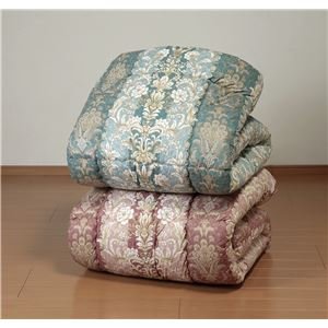 Amazon｜羽毛タッチ高級掛布団ペイズリー柄（シングル2色組 ピンク