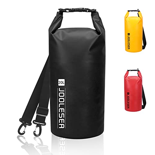 JOOLESER Bolsa Estanca, Mochila Impermeable Playa, 5l, 10l, 15l, 20l, 30 litros Waterproof Dry Bag para Kayak, Stand up Paddle Surf, Canoa, Bote, Piragua, Lancha, Barcas, Barranquismo, Natacion Cover