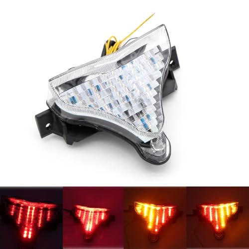 Luz trasera integrada para YZF R1 2009-2014 con freno e intermitentes 2