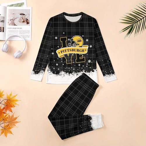 Custom Pajamas Set Long Sleeve Sleepwear Add Name Number Nightwear Pjs for Men Women Personalzied Fan Gift S-6XL3