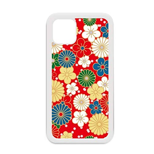 Coque iPhone 12 Pro Max fleurs japonaises Art Sakura blanche anti rayure pour protéger sans alourdir
