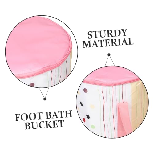 Cubeta Plegable Térmica para Spa de Pies Rosa DECHOUS miniatura 3