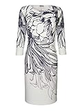 alba moda kleid blau weiß Kleid im Floralen Dessin Alba Moda Damen Kleid Grau 44 Kunstfaser