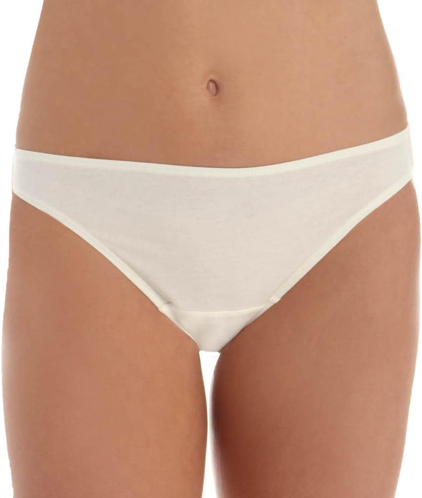 Cottonique Hypoallergenic Spandex-Free Bikini Brief for Women with Skin Allergies and Sensitive Skin