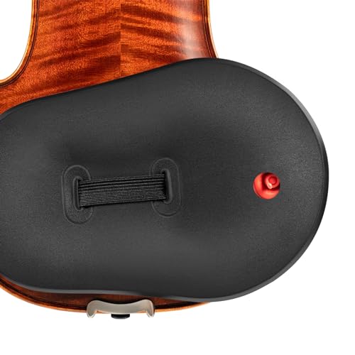 Playonair Deluxe Jumbo Inflatable Violin Shoulder Rest Fit Full Size Violin & Viola, Blow-tube included, Adjustable Shoulder Rest for Violin and Viola with Elastic Straps for Extra Height and Comfort