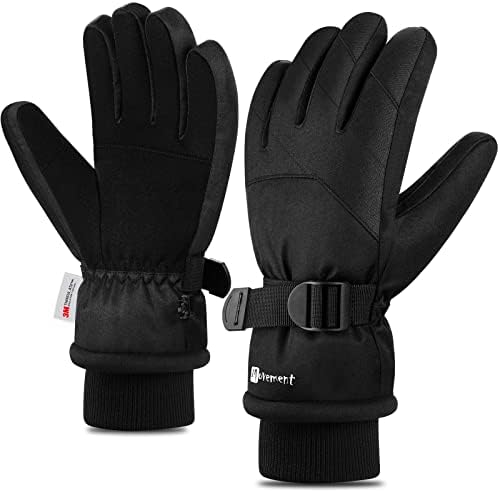 ALISXM Ski & Snow Winter Gloves,Winter Warm Touchscreen Snowboard Gloves for Men & Women for Winter Running, Cycling, Driving(Adjustable)