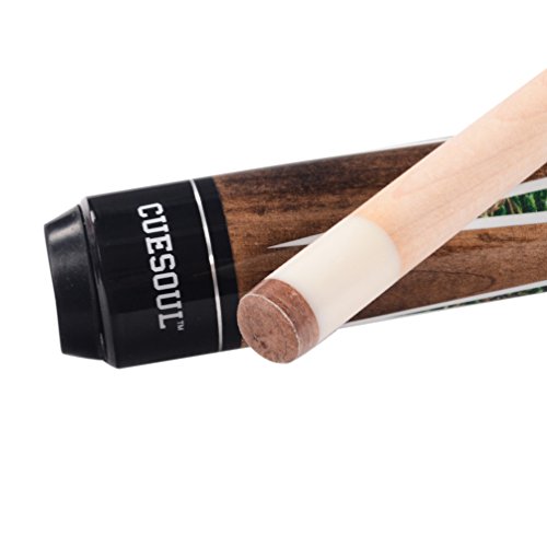 CUESOUL 58 Zoll 19 1/2 Oz Jointed Maple Billard Queue (CSTB001)