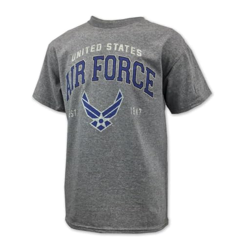 Armed Forces Gear Air Force Wings Est 1947 Youth T (Grey)