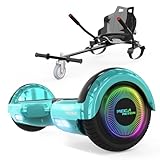 MEGA MOTION 6.5 Zoll Hoverboards mit Sitz für Kinder, Geschenk für...