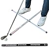 EyeLine Golf Practice T Swing Training Aid, Align Feet/Shoulders/HIPS to Ball, White or Green Alignment Sticks, Shoulder Mirror, PGA Tour Proven