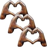 Decorazione versatile: queste statue in resina a tema amore sono pezzi di arredamento versatili adatti per scaffali o tavoli. Le loro dimensioni compatte consentono una perfetta integrazione in vari spazi, portando un fascino e un calore unici all'ambiente circostante.