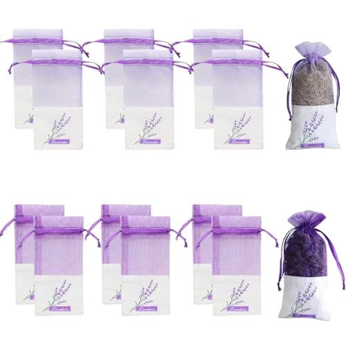 JTKREW Sacchetti Vuoti per Lavanda 12 Pezzi