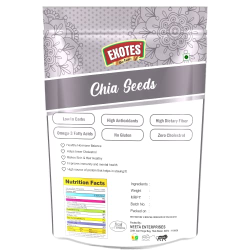 Image of Exotes Premium Dry Fruits (Chia Seeds), 250 g