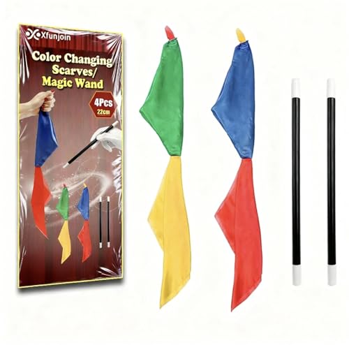 Xfunjoin Magic Trick Set for Stage Performance: 4PCS Magic Props