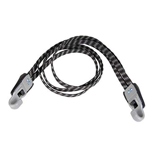 MachinYesell Porte-Bagages pour vélo Bande élastique rétractable pour Porte-Bagages, Courroies en Caoutchouc attachées, Bande de Corde/Valise avec Crochets en Plastique, Noir Cover