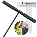 Soil Probe Rod, 48 Inch Metal Septic Tank Locator Tool, Ground Probe Rod for Soil Compaction, Locating Underground Pipes and Gopher Runs, Gardening