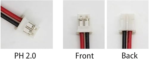 Miniatura 3 de 602030 Batería recargable de 3.7 V 300 mAh con conector JST PH2.0.000 in para auriculares inalámbricos, collares de entrenamiento de perros, autos a