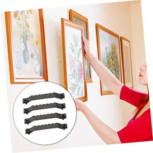 Image of Homoyoyo 100pcs Serrated Picture Hanger Hooks for Easy Picture Hanging Wall Art Hardware for Home Office and School Use Non-Deformation and Impact Resistant