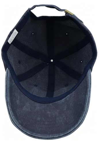 Papa Fishing Hats for Men, Adjustable Cotton Embroidered Fish Baseball Cap - Image 4