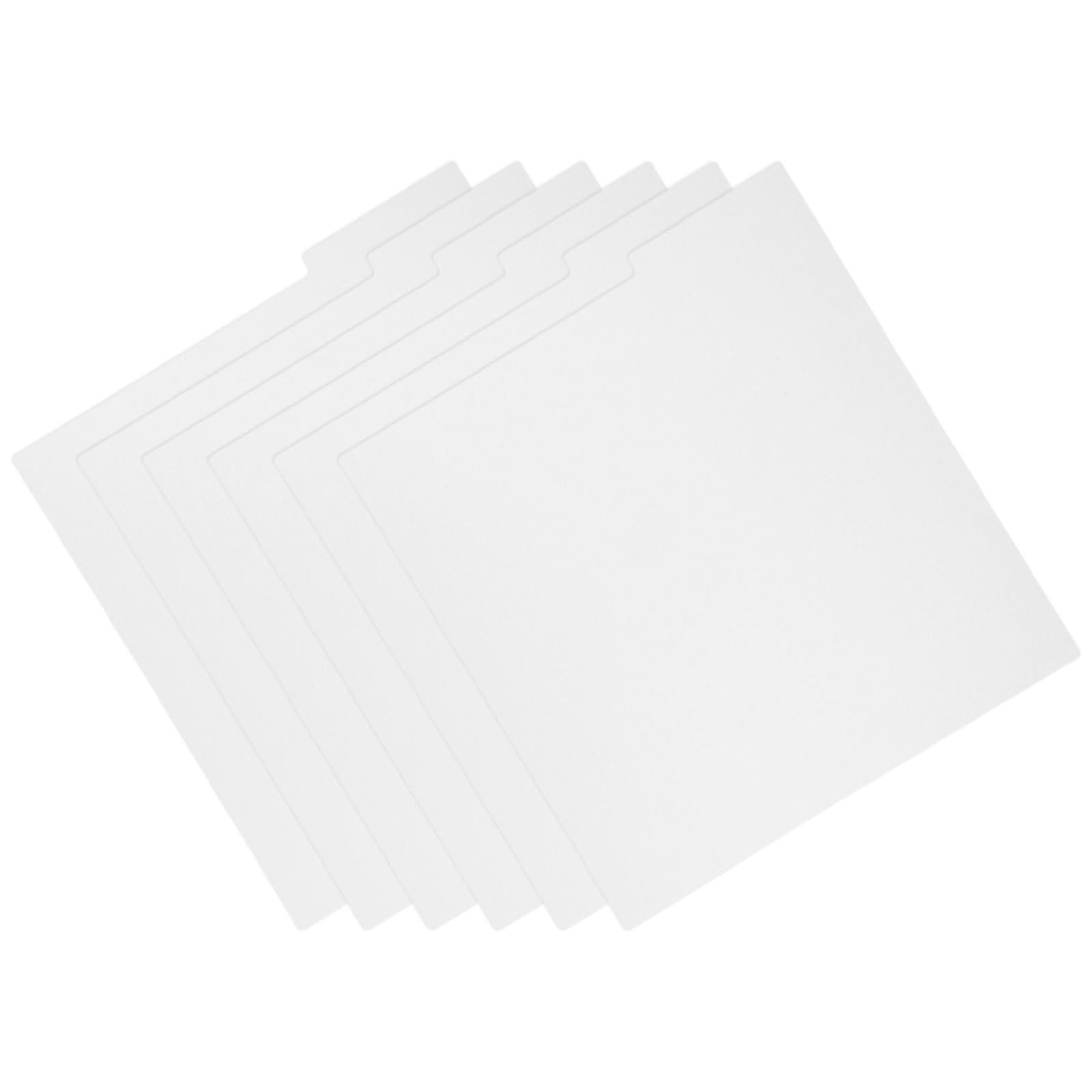 Separadores de tarjetas y carpetas de vinilos YARNOW 6 unidades 8