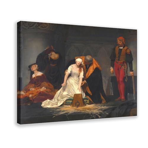 Impression Jane Grey Paul Delaroche pour sublimer un salon élégant