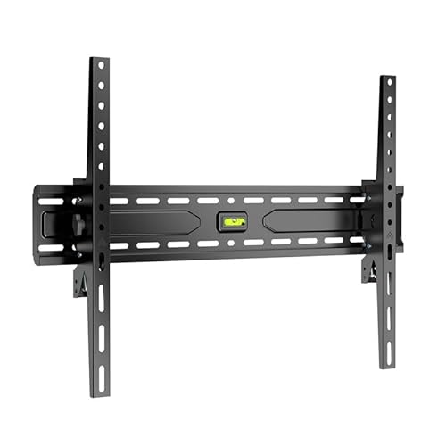 goobay TV Wall Mount Tilt- 37 to 86 Inch (94-219 cm) Wall Mount Can be Tilted up to 15° with Integrated Spirit Level - TV Bracket up to 45 kg, Compatible with Vesa 600 x 400 Black - 79758