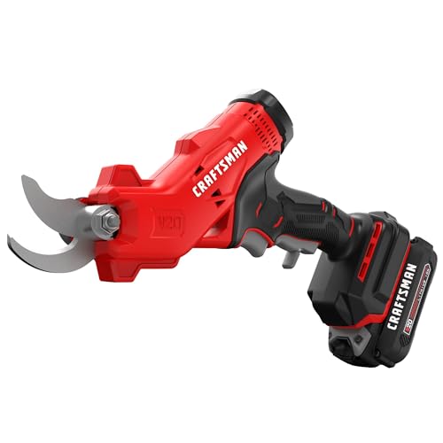 CRAFTSMAN V20 Cordless Electric Pruner, Pruning Shears for Gardening, 2 Ah Battery and Charger Included, Electric Pruning Shears, Tree Pruner (CMCPR320C1) - image 7