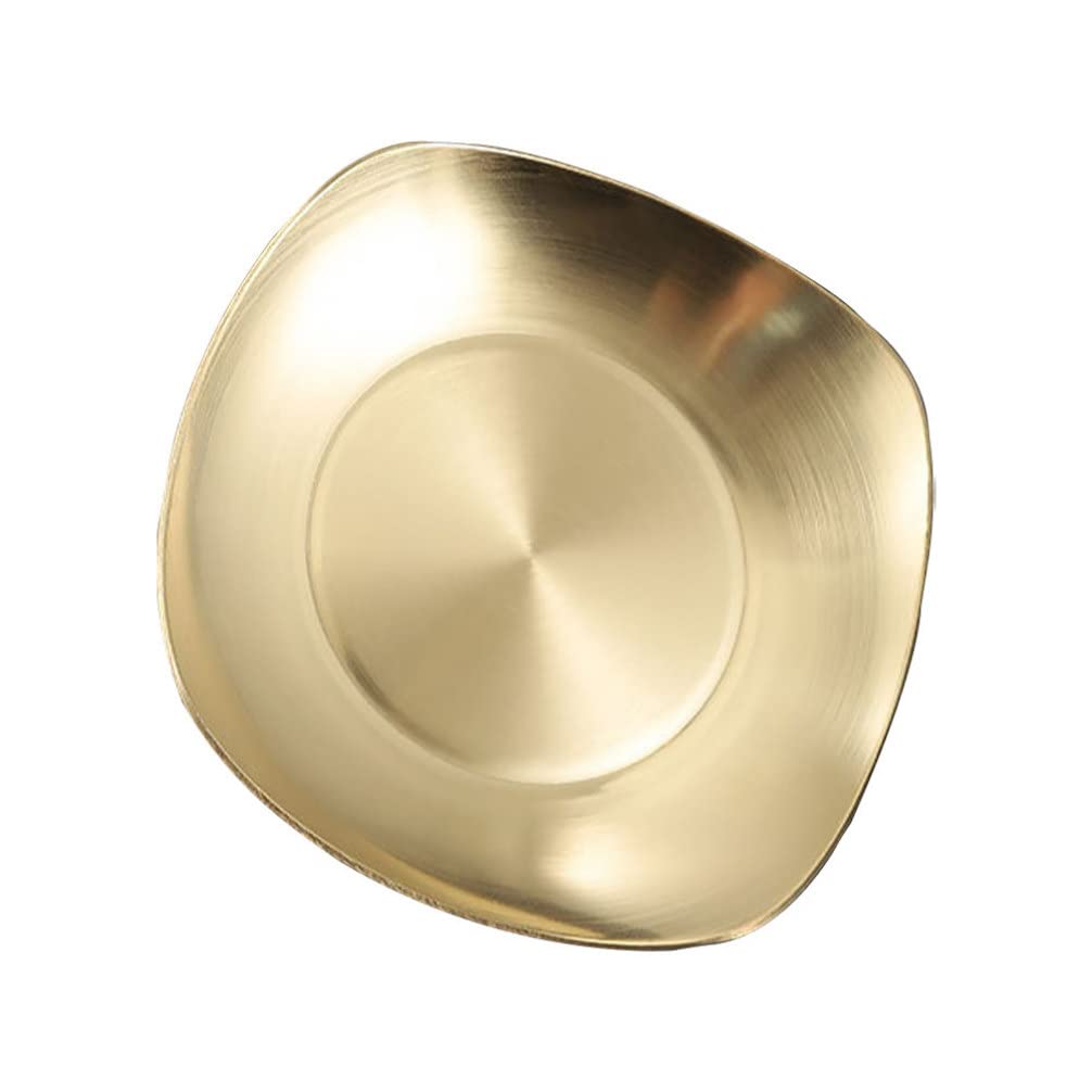 Hemoton Stainless Steel Sauce Dish Square Appetizer Tray Dipping Bowls Seasoning Portion Condiment Tray Sauce Plates for Sauce Ketchup BBQ Sauce Seasoning