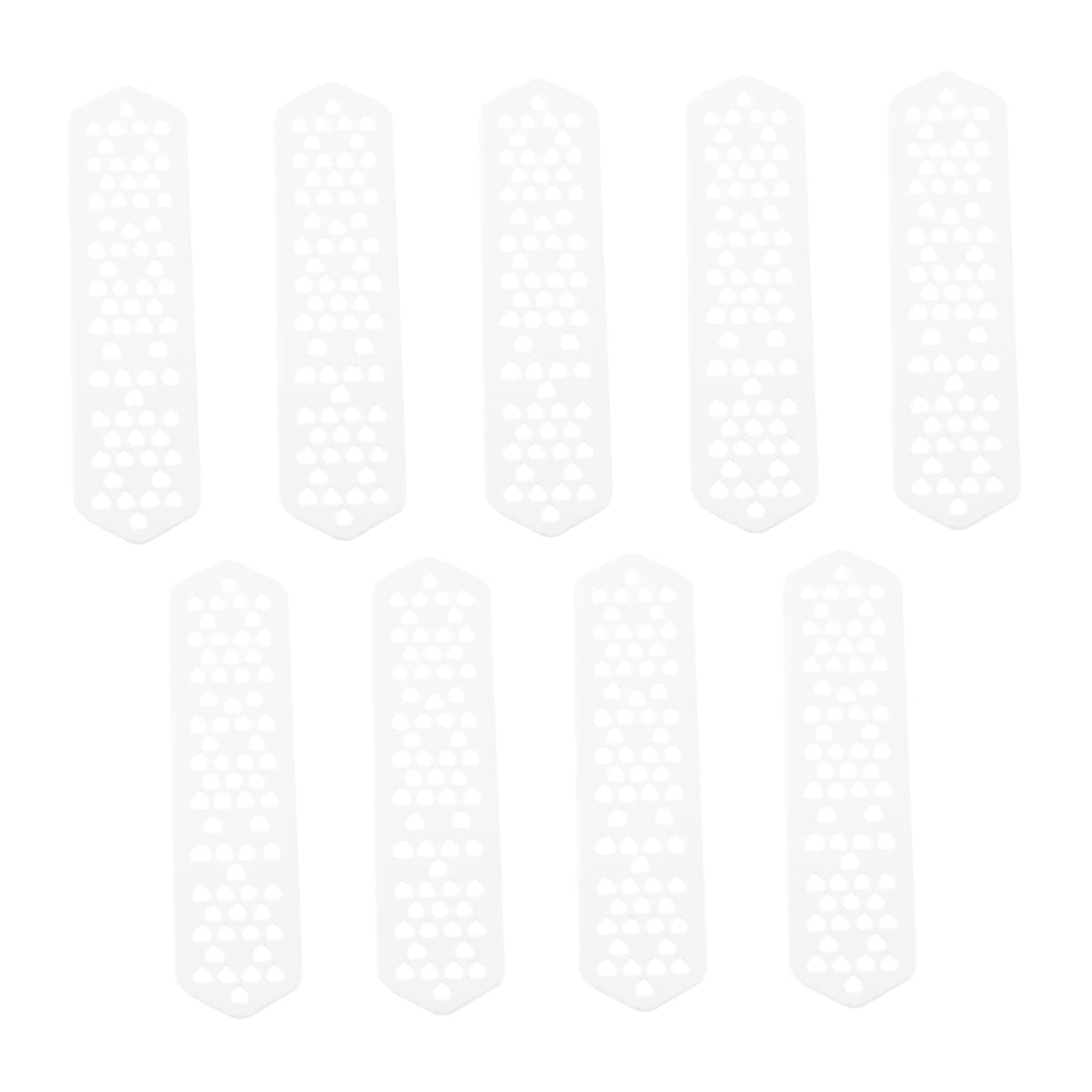 Ipetboom Hairdressing Plate Set Pcs Heat-resistant Perm Plates for Barbers Salon Tool Heat-blocking Non-stain Long-lasting Random