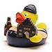 Produktbild DUCKSHOP I Badeente Flensburg I Quietscheente I L: 7,5 cm I Quietscheentchen I Geschenk für Norddeutschland-Fans I Präsent Sammler I Maritim