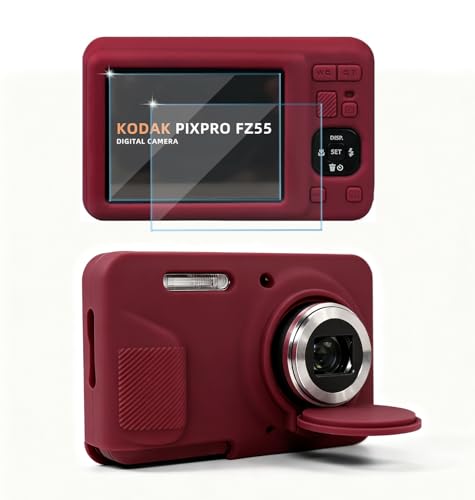 Funda para Cámara Kodak PIXPRO FZ55 Color Rojo Oscuro miniatura 1
