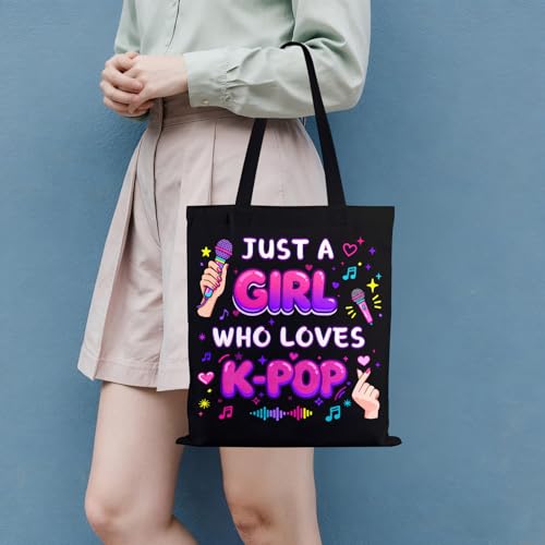 Bolsa tote de lona para fans de K-Pop miniatura 7