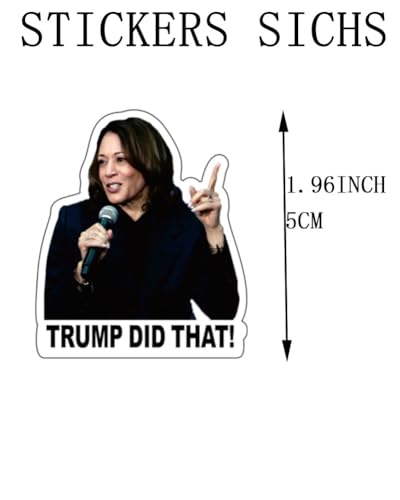 Image of 200 PCS I Did that Truomp Stickers, Truomp I Did that Stickers 2'' Size Anti Troump Sticker Anti Troump Merchandise, UWHENBO Waterproof Easy to Remove, No Residue Leaves, Funny Decal
