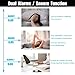 HZDHCLH Bedside Wireless Charging Alarm Clock Dimmable LED Display,Snooze Digital Clock with Temperature Display,USB Charging,Compatible with iPhone, Samsung, Android (black)