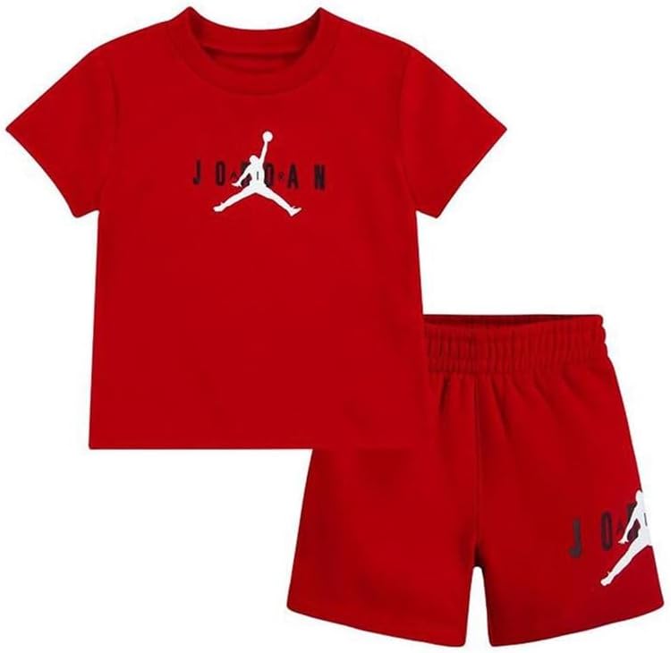 Jordan Sports Set for Children Red - Brand EAN: 0825664639614 - Size: 6-7 Years