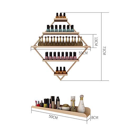 Wandhalterung Nagellackständer Aus Metall,Nagelstudio Goldenes 5-Lagen Nagellack Display Rack Kombinierte Regale… – Bild 3