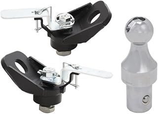 Husky Towing Gooseneck Trailer Hitch Accessory Kit 33215, for Use with OE Puck System, with 2-5/16 Inch 35000 Lbs. Capacity Ball/Two Tie Downs/Rubber Cap/Storage Case, Fits 2021-2025 Ram 2500/3500