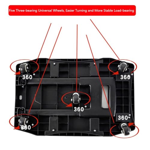 Carretilla plegable de plataforma plana para transporte miniatura 5
