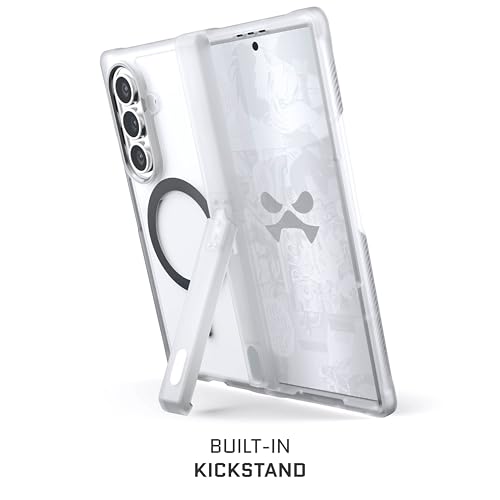 Image of Ghostek Covert Clear Galaxy Fold 7 Case with Built-in Kickstand, MagSafe and Full Hinge Protection Designed for 2025 Samsung Galaxy Z Fold7 (8 inch) (Clear Matte)