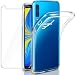 Produktbild AROYI Samsung Galaxy A7 2018 Hülle + Panzerglas, Samsung Galaxy A7 2018 Durchsichtig Case Transparent Silikon TPU Schutzhülle Premium 9H Gehärtetes Glas für Samsung A7 2018