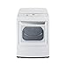 LG DLGY1702W SteamDryer 7.3 Cu. Ft. White With Steam Cycle Gas Dryer