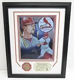 Mark McGwire Highland Mint Ltd Edition Framed 13x16' Litho w/Coin 70645 - MLB Photomints and Coins