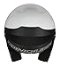 Conquer Snell SA2020 Approved Open Face Auto Racing Race Car Helmet - Adult | Men | Women | Youth - (White)