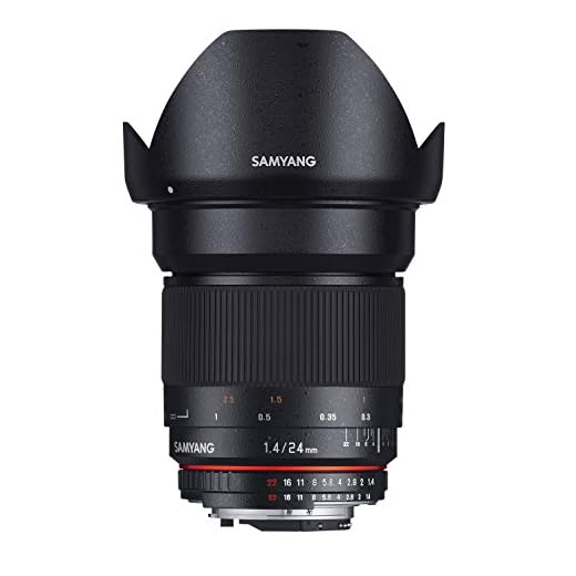 Samyang 24 mm F1.4-objektiv för anslutning Samsung NX