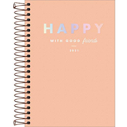 Agenda Espiral Diária Happy 2021